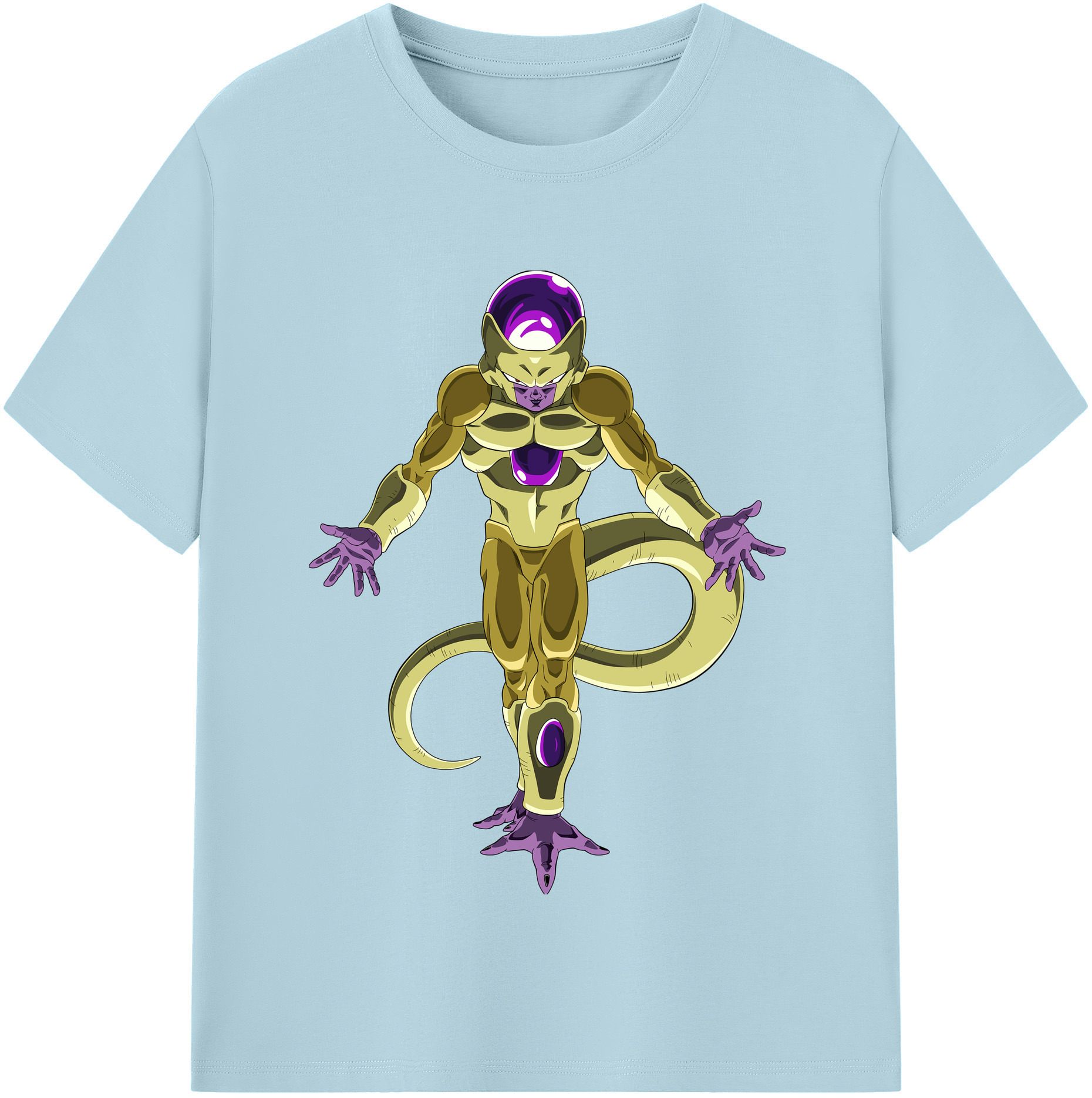 （画像用） ドラゴンボール フリーザ DRAGON BALL Frieza 綿100％半袖Tシャツ（フロントプリント）